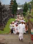 Prayer march at&nbsp;Besakih