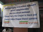 Chappel in Hindi means shoe, but this would certainly be confusing if you didn’t know that
