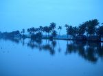 A view of the backwaters as the sun goes&nbsp;down