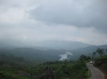 The road driving up to Munnar