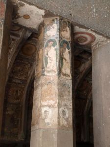 One of the ancient paintings of Ajanta