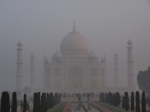 The Taj in the morning fog