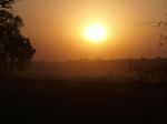 Sunset at Bandavgarh national park